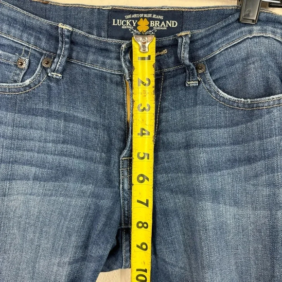 Lucky Brand Sweet N Low Flare Wide Leg Blue Jeans size 2/26 - Picture 6 of 16